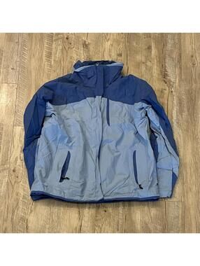 New Women's Blue 3-in-1 Columbia Jacket with Fleece Inner Jacket Size Large